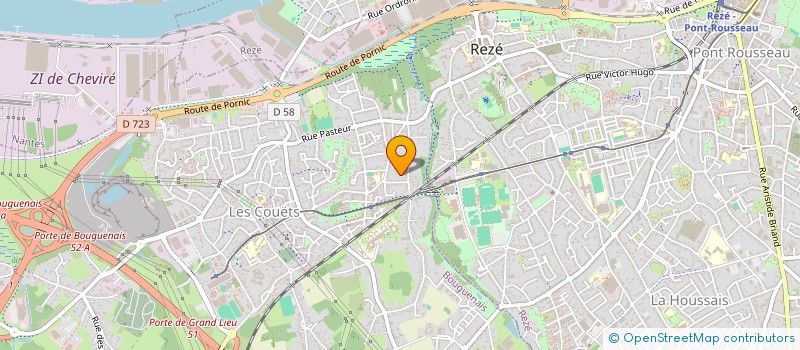 localisation de l'entreprise JFC IMMO à BOUGUENAIS