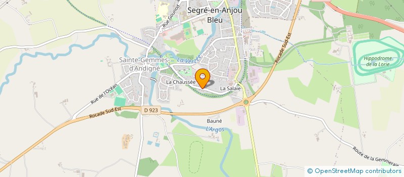 localisation de l'entreprise JFC IMMO à SEGRE-EN-ANJOU BLEU