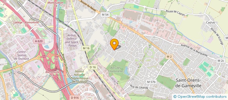 localisation de l'entreprise JFC INVEST  SAINT-ORENS-DE-GAMEVILLE