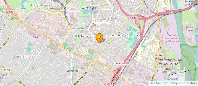 localisation de l'entreprise JFC INVEST à TOULOUSE