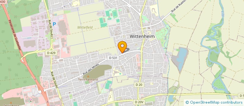 localisation de l'entreprise JFC PHONE à WITTENHEIM