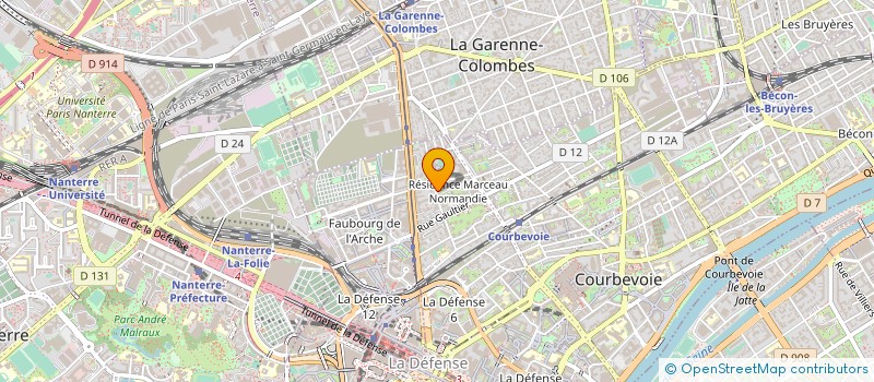 localisation de l'entreprise JFC SEPT  COURBEVOIE