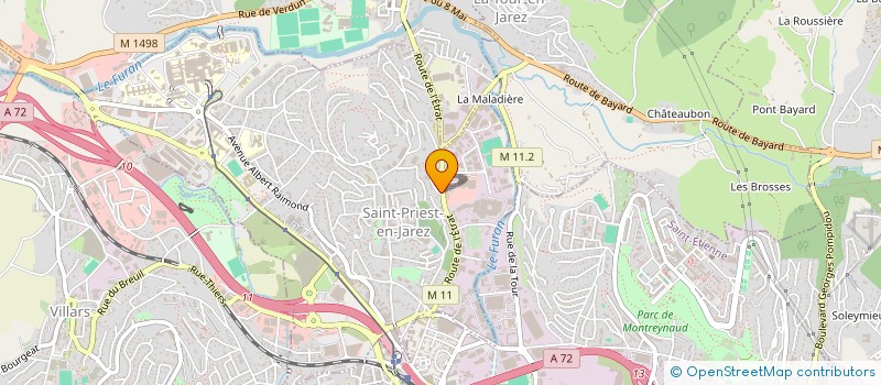 localisation de l'entreprise JFC2  SAINT-PRIEST-EN-JAREZ