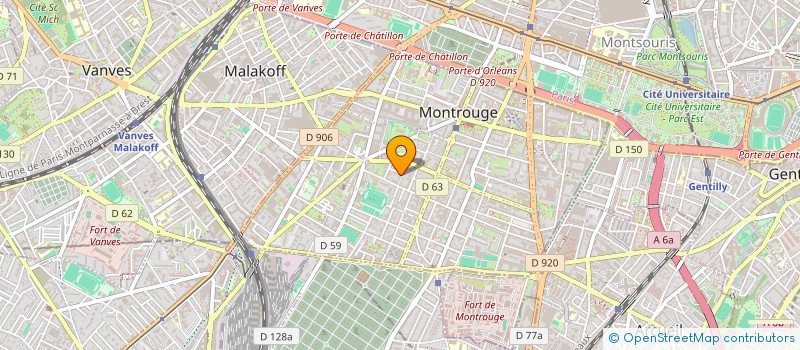 localisation de l'entreprise JFCB  MONTROUGE