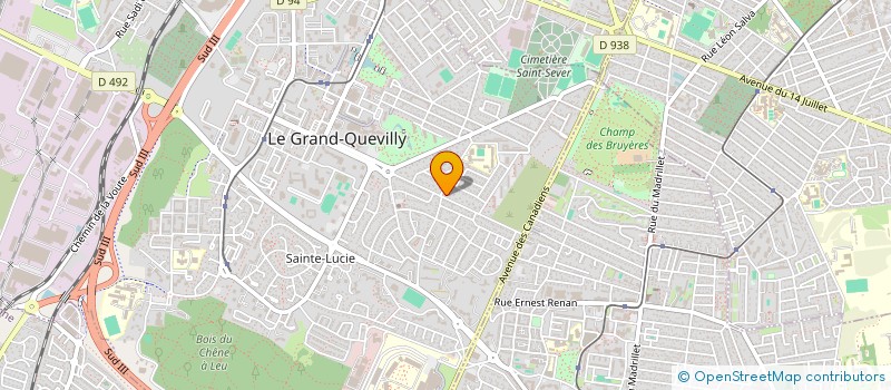 localisation de l'entreprise JFCI  LE GRAND-QUEVILLY