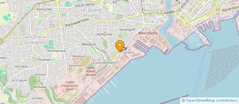 localisation de l'entreprise JFCJ  BREST