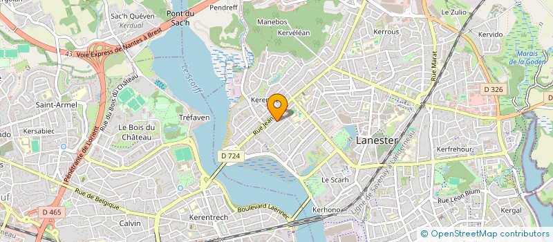 localisation de l'entreprise JFCP  LANESTER