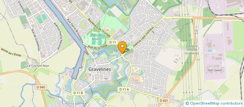 localisation de l'entreprise JFCR à GRAVELINES