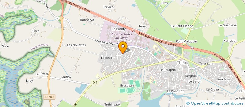 localisation de l'entreprise JFCROMAR à THEIX-NOYALO