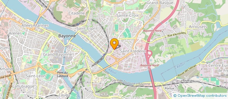 localisation de l'entreprise JFD ATLANTIQUE à BAYONNE