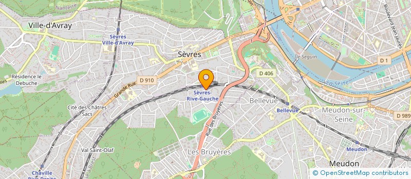 localisation de l'entreprise JFD CONSEIL à SEVRES