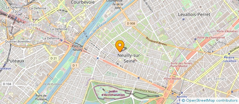 localisation de l'entreprise JFD CONSEIL  NEUILLY-SUR-SEINE