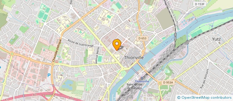 localisation de l'entreprise JFD FORMATION CONSEIL GESTION  THIONVILLE