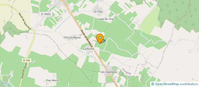 localisation de l'entreprise JFDB  LORIGNAC