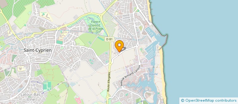 localisation de l'entreprise JFE  SAINT-CYPRIEN