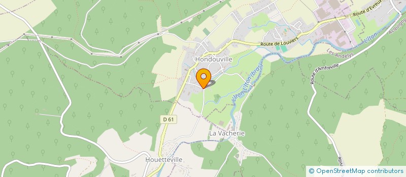 localisation de l'entreprise JFE IMMO  HONDOUVILLE