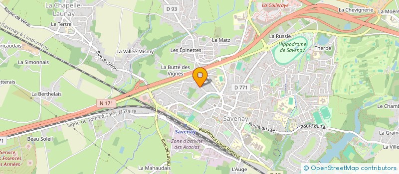 localisation de l'entreprise JFE IMMO  SAVENAY