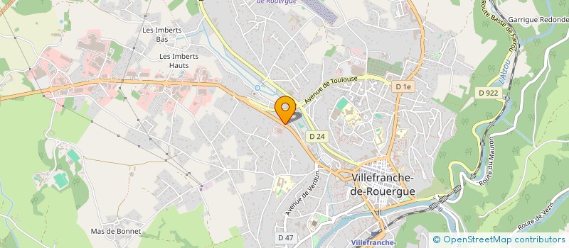 localisation de l'entreprise JFEC  VILLEFRANCHE-DE-ROUERGUE