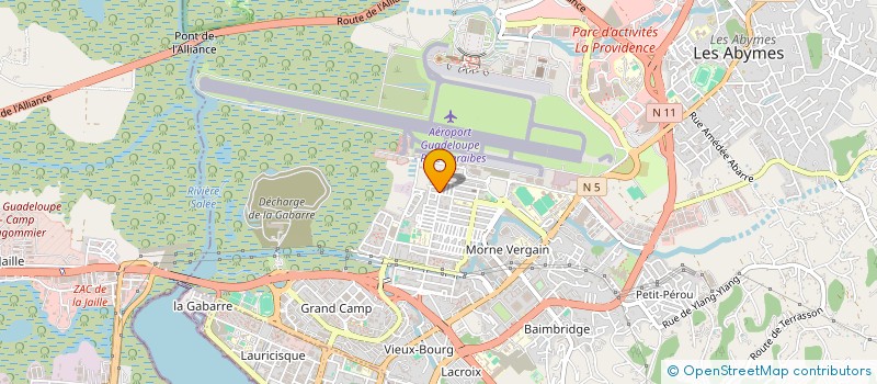 localisation de l'entreprise JFF à LES ABYMES