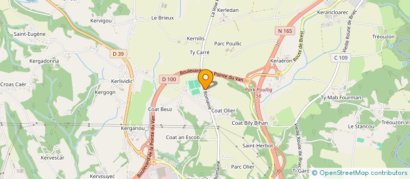 localisation de l'entreprise JFF CONSEILS à QUIMPER