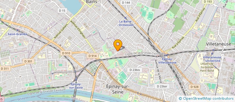 localisation de l'entreprise JFF PROGRESS à EPINAY-SUR-SEINE