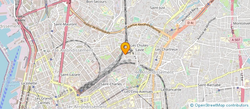 localisation de l'entreprise JFFR à MARSEILLE