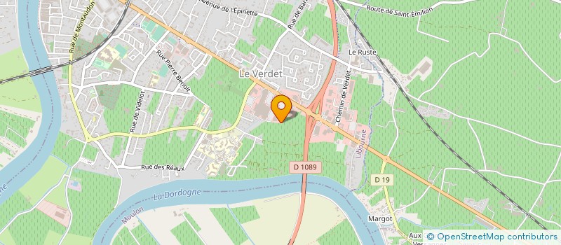 localisation de l'entreprise JFG 17 à LIBOURNE