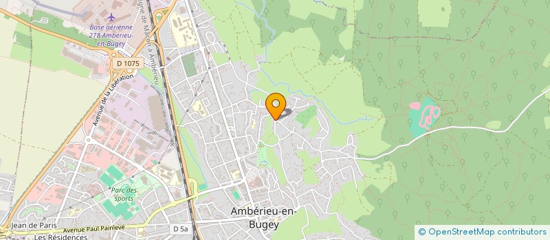 localisation de l'entreprise JFG à AMBERIEU-EN-BUGEY