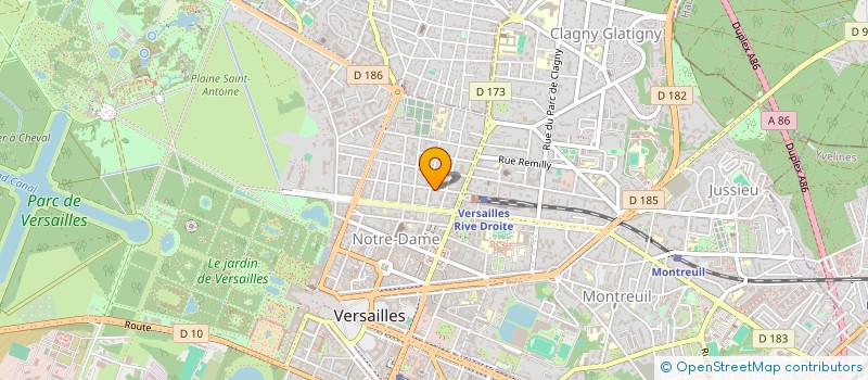 localisation de l'entreprise JFG CONSEIL  VERSAILLES
