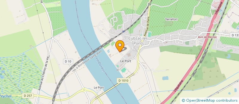 localisation de l'entreprise JFG IMMO  CUBZAC-LES-PONTS