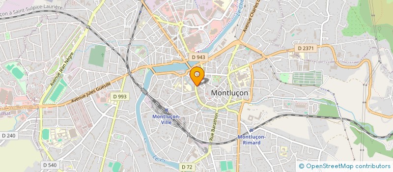 localisation de l'entreprise JFG IMMOBILIER MONTLUCON à MONTLUCON