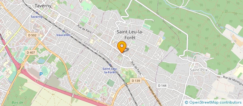 localisation de l'entreprise JFG INFORMATIQUE à SAINT-LEU-LA-FORET