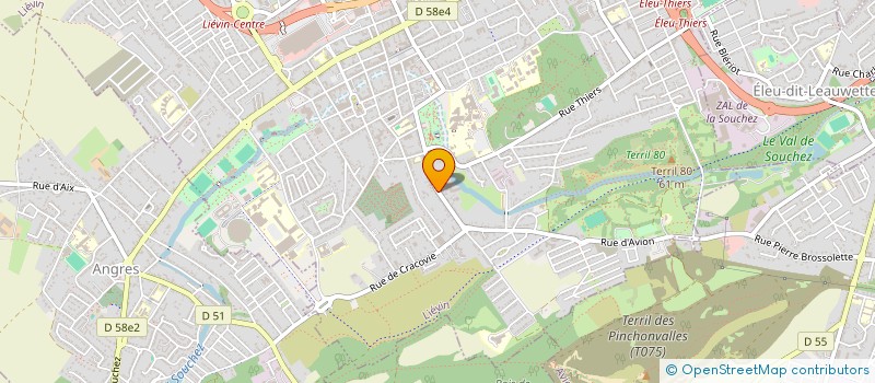 localisation de l'entreprise JFG INVESTMENTS SARL  LIEVIN