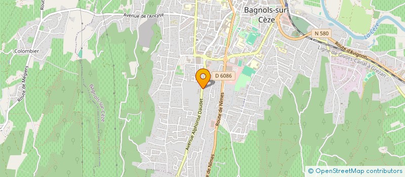 localisation de l'entreprise JFG SUPERSTORE à BAGNOLS-SUR-CEZE