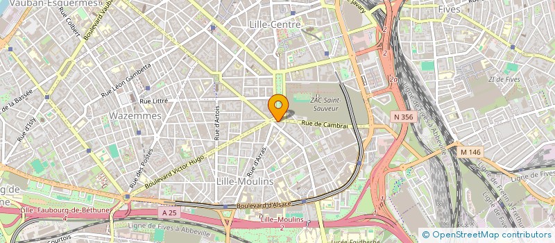 localisation de l'entreprise JFGJT  LILLE