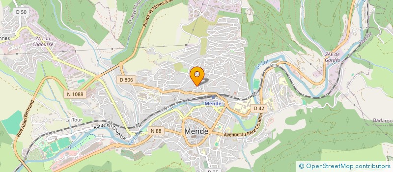 localisation de l'entreprise JFGR-PV  MENDE