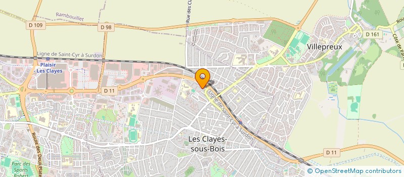 localisation de l'entreprise JFH à LES CLAYES-SOUS-BOIS