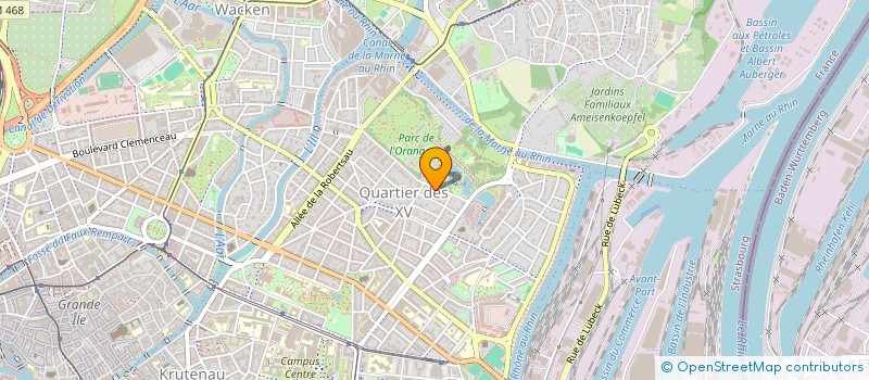 localisation de l'entreprise JFH  STRASBOURG