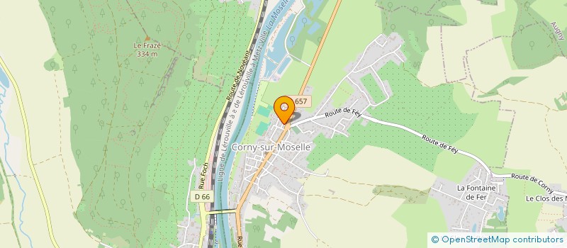 localisation de l'entreprise JFH HOLDING  CORNY-SUR-MOSELLE