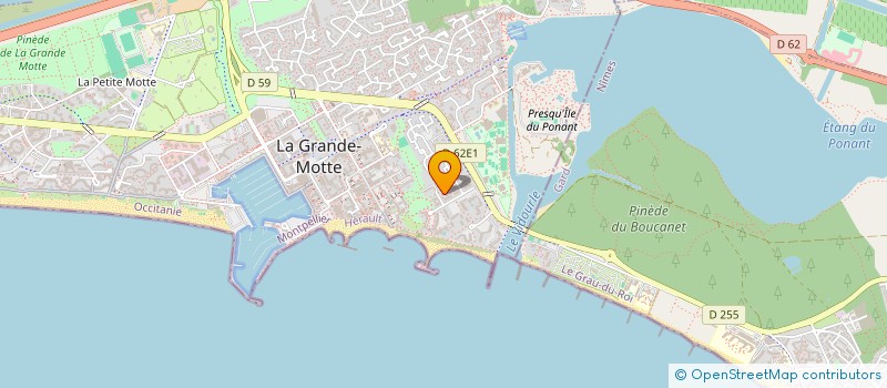 localisation de l'entreprise JFI HOLDING  LA GRANDE-MOTTE