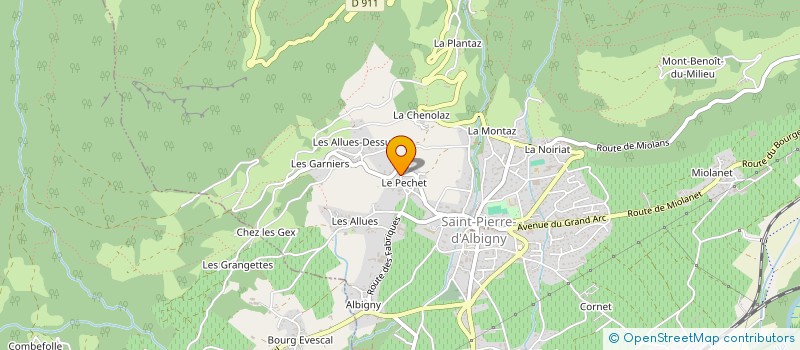 localisation de l'entreprise JFI - JEROME FARDEAU INFRASTRUCTURES  LE VERNEIL