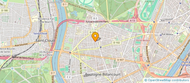 localisation de l'entreprise JFJ à BOULOGNE-BILLANCOURT