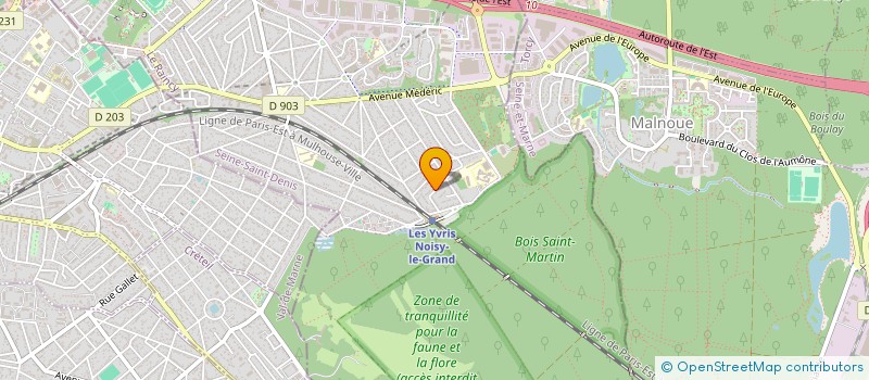 localisation de l'entreprise JFJ  NOISY-LE-GRAND