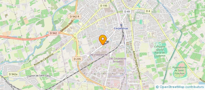 localisation de l'entreprise JFK  CARPENTRAS