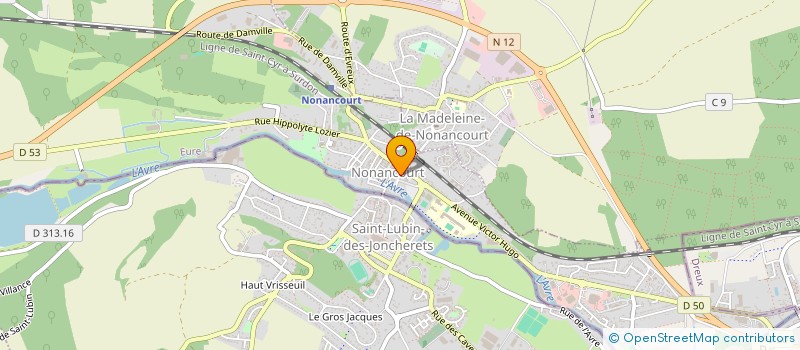 localisation de l'entreprise JFK BUSINESS  NONANCOURT