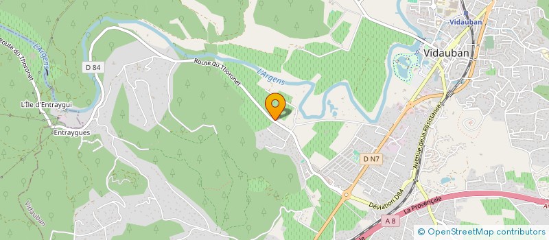 localisation de l'entreprise JFK ETUDES ET EVALUATIONS à VIDAUBAN