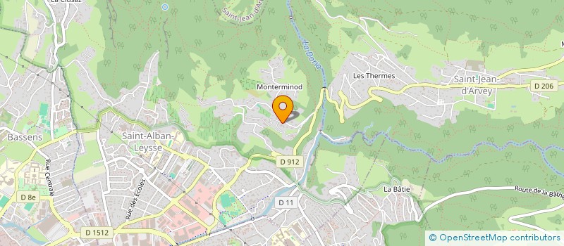 localisation de l'entreprise JFK N0 L1.2  SAINT-ALBAN-LEYSSE