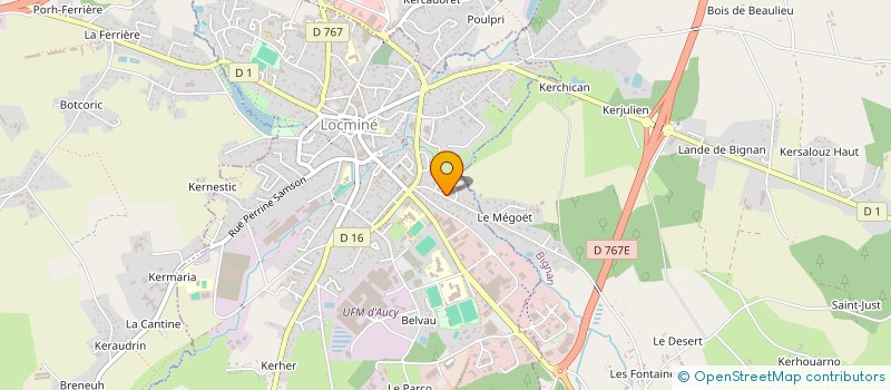 localisation de l'entreprise JFK'S  MOREAC