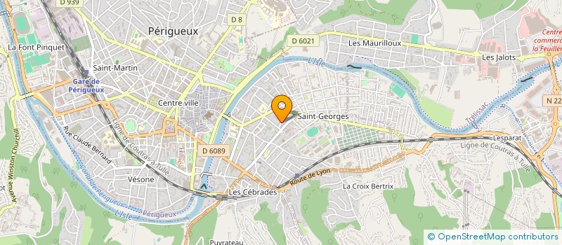 localisation de l'entreprise JFL à PERIGUEUX