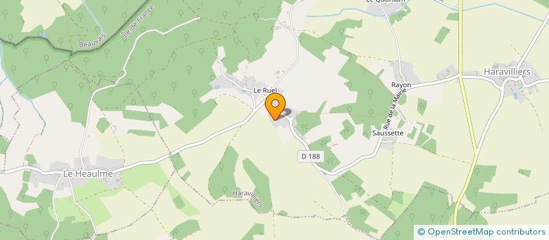 localisation de l'entreprise JFL  HARAVILLIERS